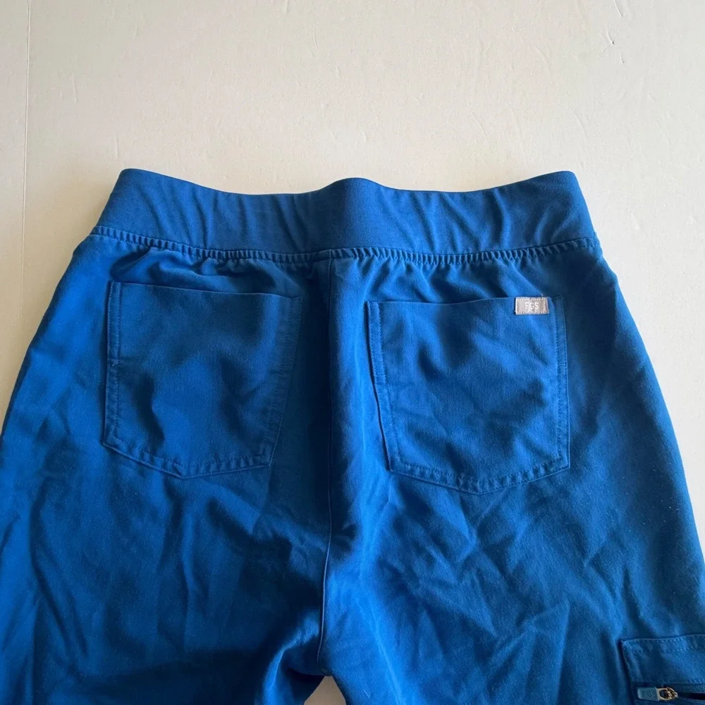FIGS Jogger Scrub Pants Royal Blue Technical Collection Small - Picture 3 of 6